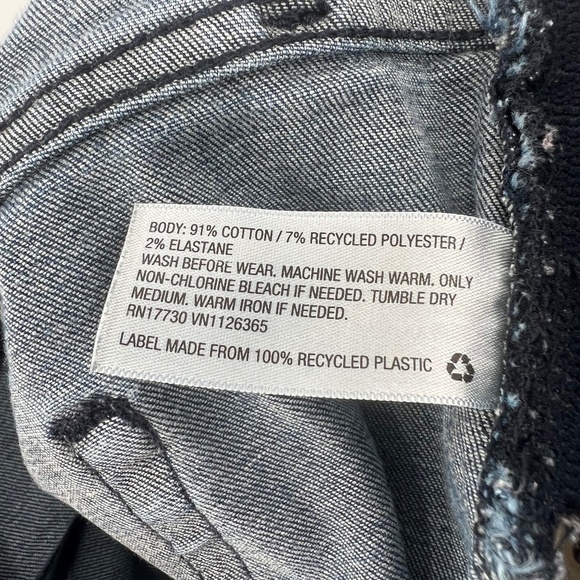 Isabel Maternity Midi Cuffed Hem Jean Shorts Size 18 - Picture 7 of 7